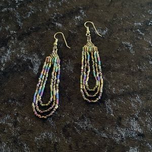 Native American beaded earrings